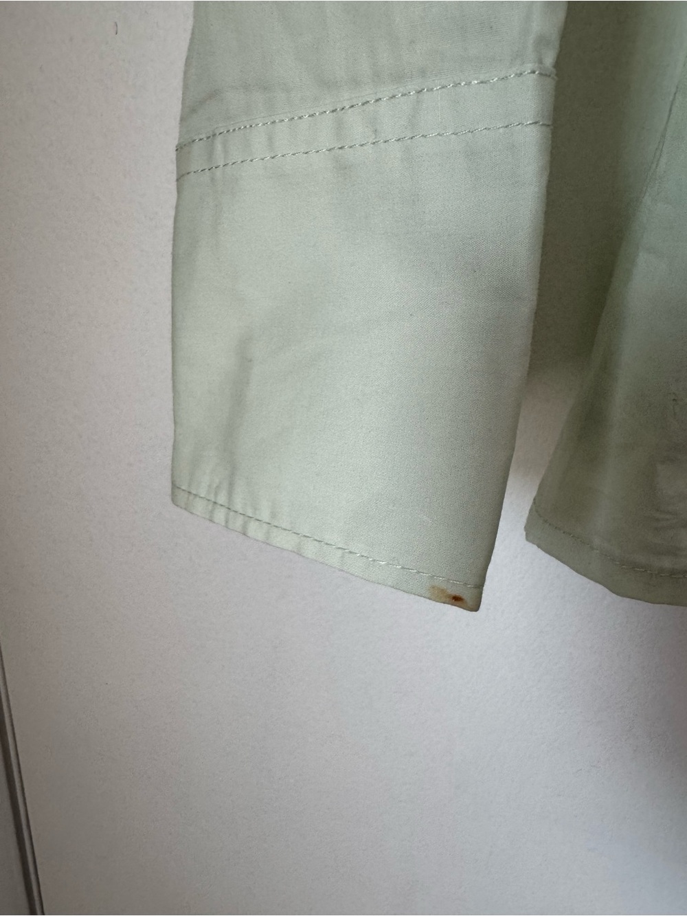 Mango Pale Mint Button-Up Top - Picture 7 of 7